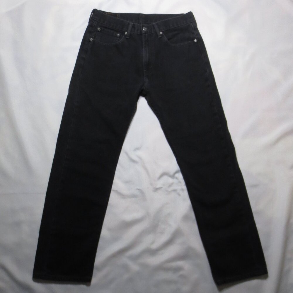 505 LEVI’S mens JEANS pants BLACK regular fit DENIM work WESTERN SIZE 33X31